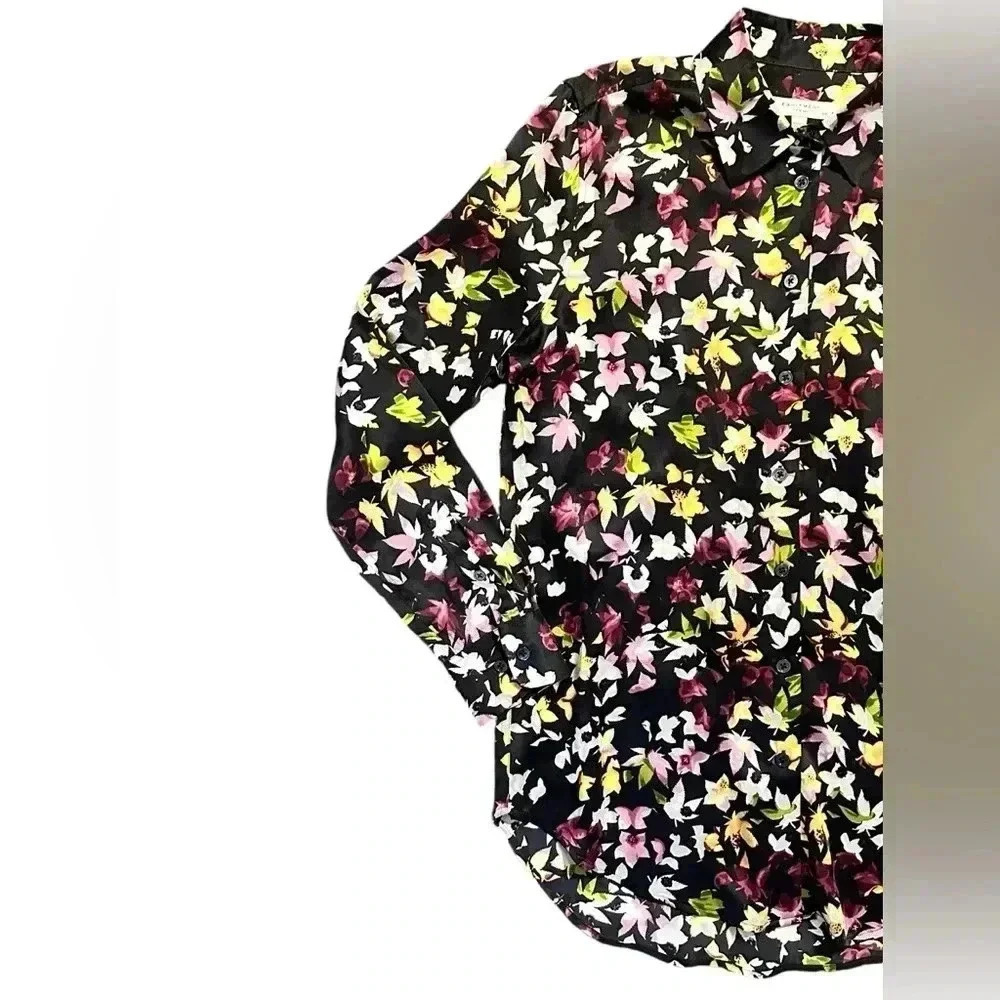EQUIPMENT Women's Floral Exposure Printed Essential Blouse - Picture 3 of 7